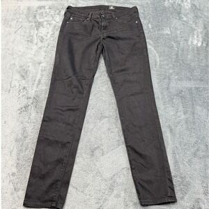 AG Adriano Goldschmied Women's  Size 27P‎ Black Skinny Jeans Made in USA